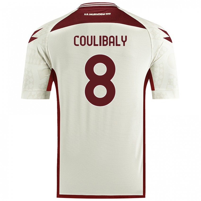 Criança Camisola Mamadou Coulibaly #8 Cor Do Creme Alternativa 2024/25 Camisa