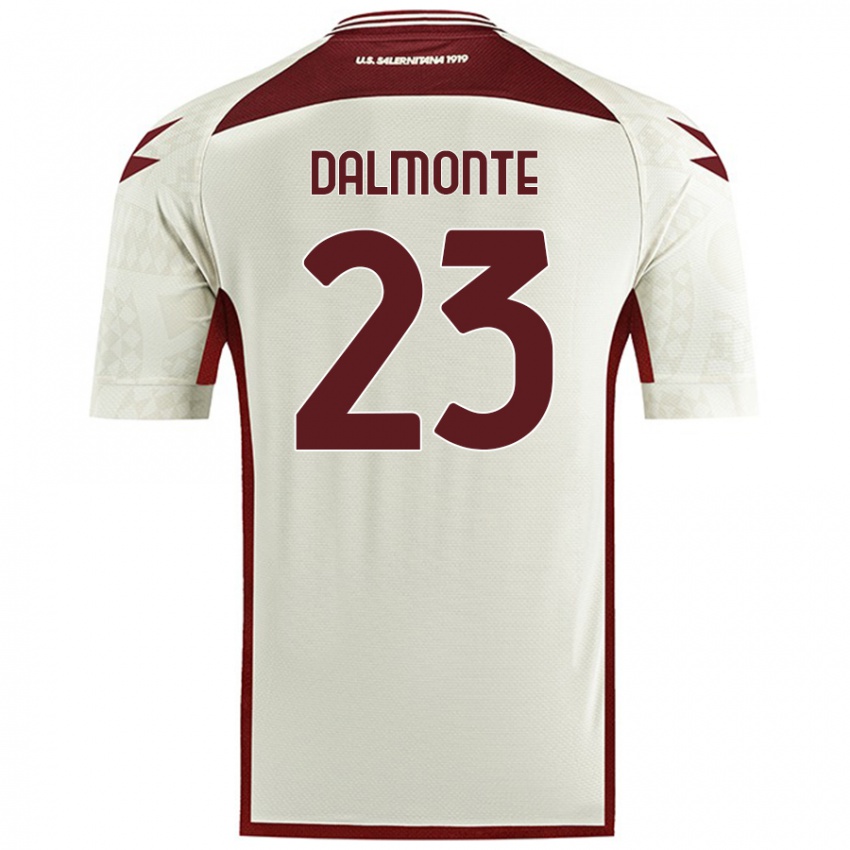 Criança Camisola Nicola Dalmonte #23 Cor Do Creme Alternativa 2024/25 Camisa