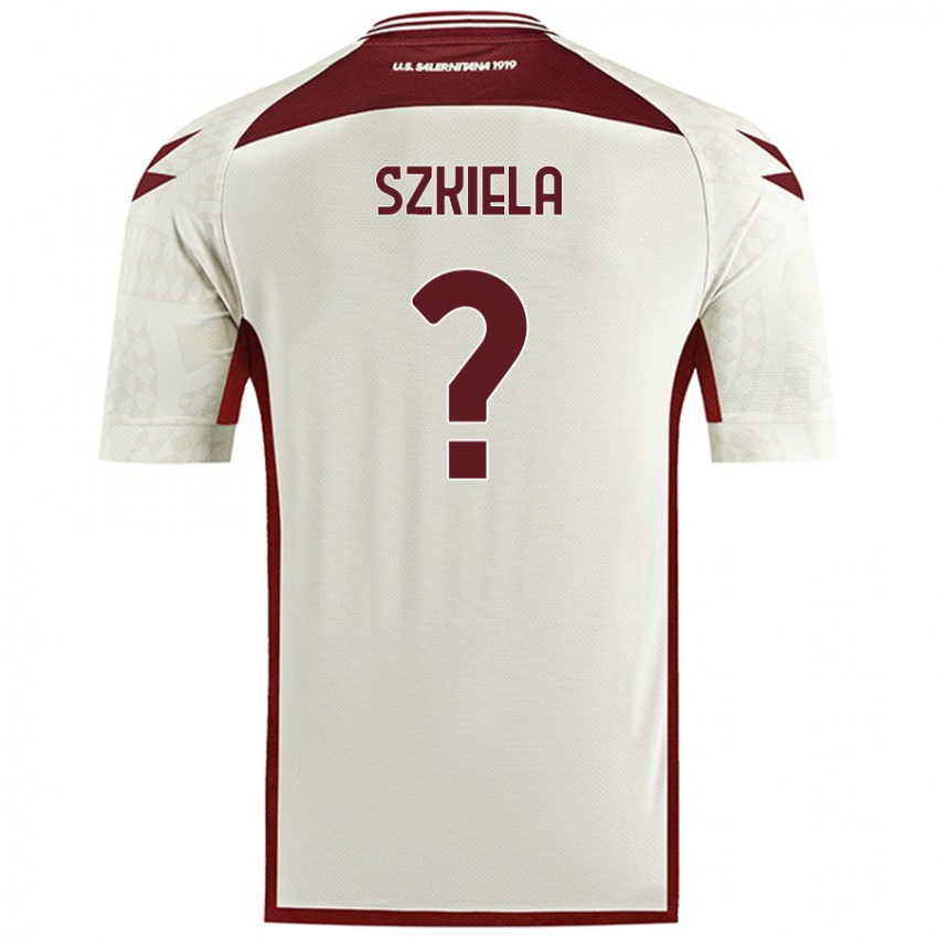 Criança Camisola Mikolaj Szkiela #0 Cor Do Creme Alternativa 2024/25 Camisa