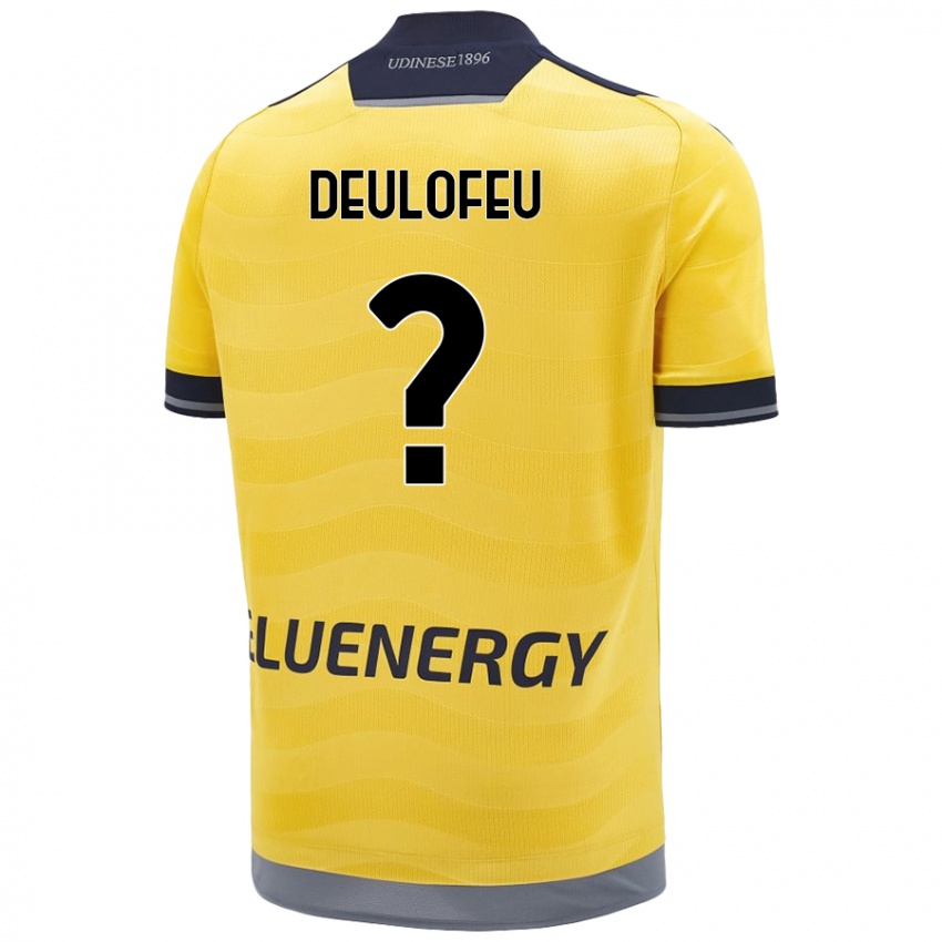 Criança Camisola Gerard Deulofeu #0 Dourado Alternativa 2024/25 Camisa