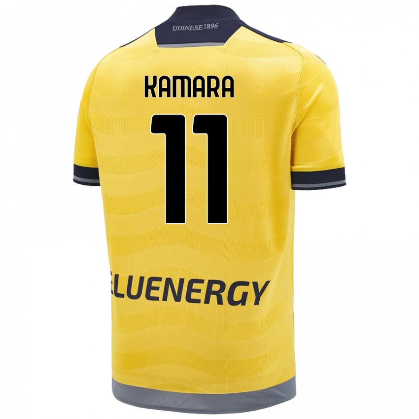 Criança Camisola Hassane Kamara #11 Dourado Alternativa 2024/25 Camisa