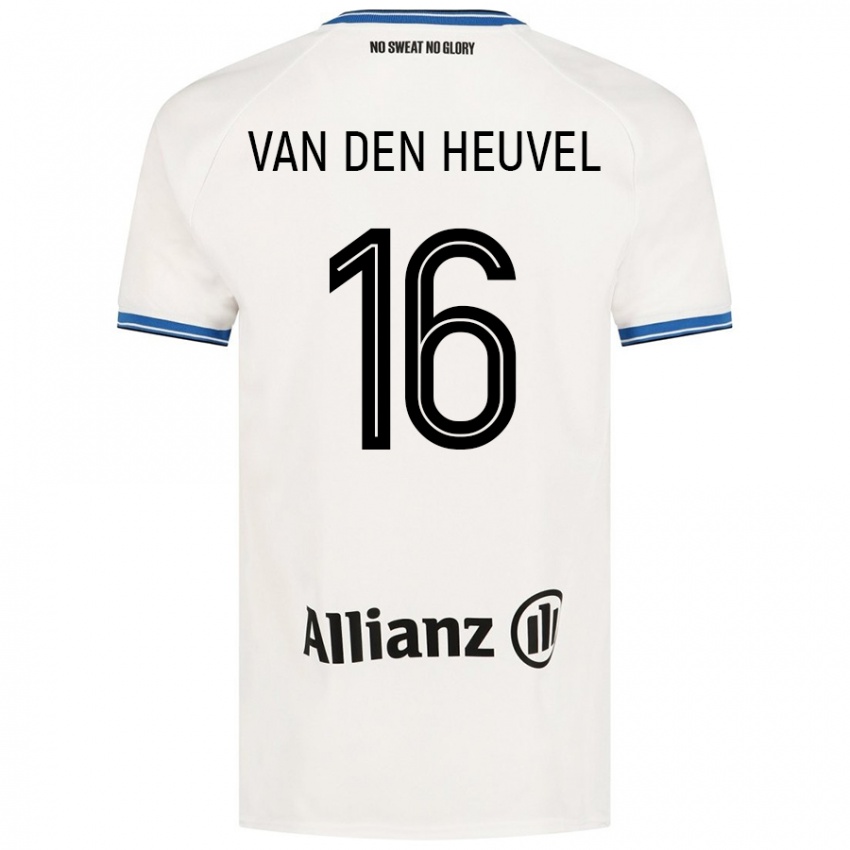 Criança Camisola Dani Van Den Heuvel #16 Branco Alternativa 2024/25 Camisa