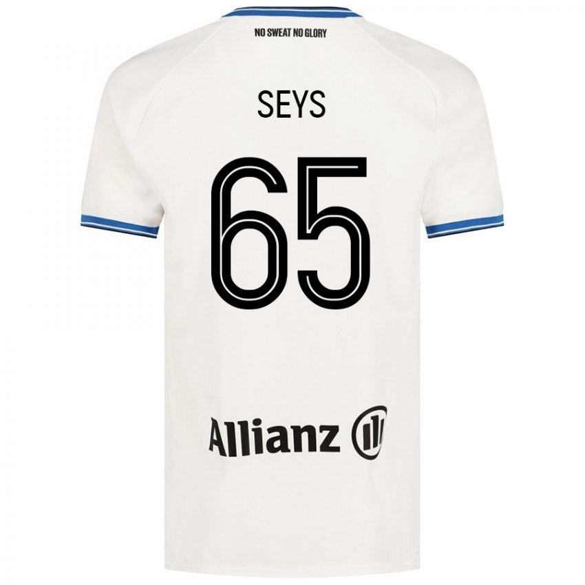 Criança Camisola Joaquin Seys #65 Branco Alternativa 2024/25 Camisa