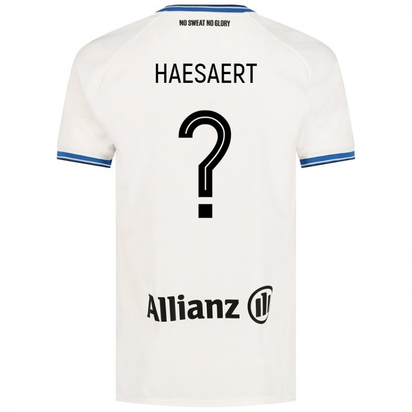 Criança Camisola Mateo Haesaert #0 Branco Alternativa 2024/25 Camisa