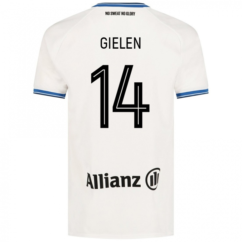 Criança Camisola Sterre Gielen #14 Branco Alternativa 2024/25 Camisa