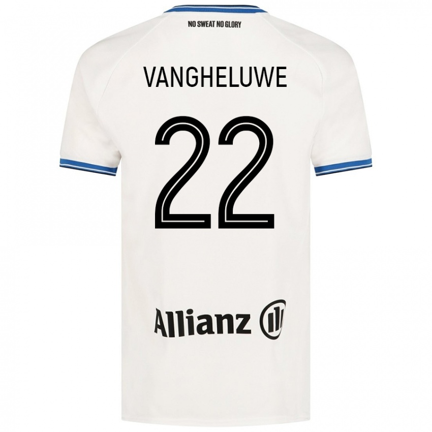 Criança Camisola Jody Vangheluwe #22 Branco Alternativa 2024/25 Camisa