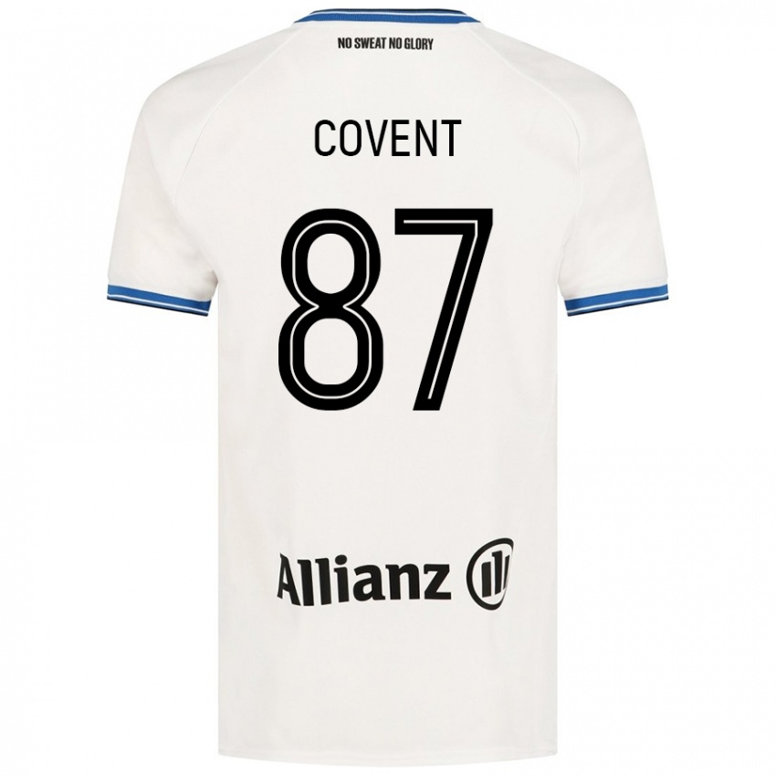 Criança Camisola Jorijn Covent #87 Branco Alternativa 2024/25 Camisa