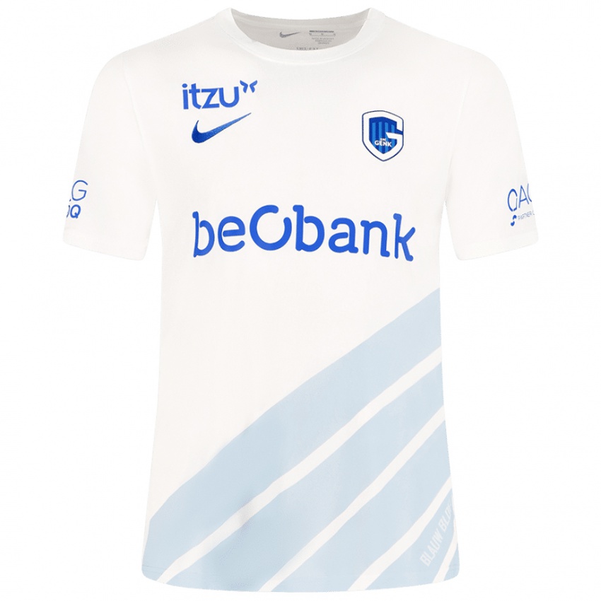 Criança Camisola Bilal El Khannouss #10 Branco Alternativa 2024/25 Camisa