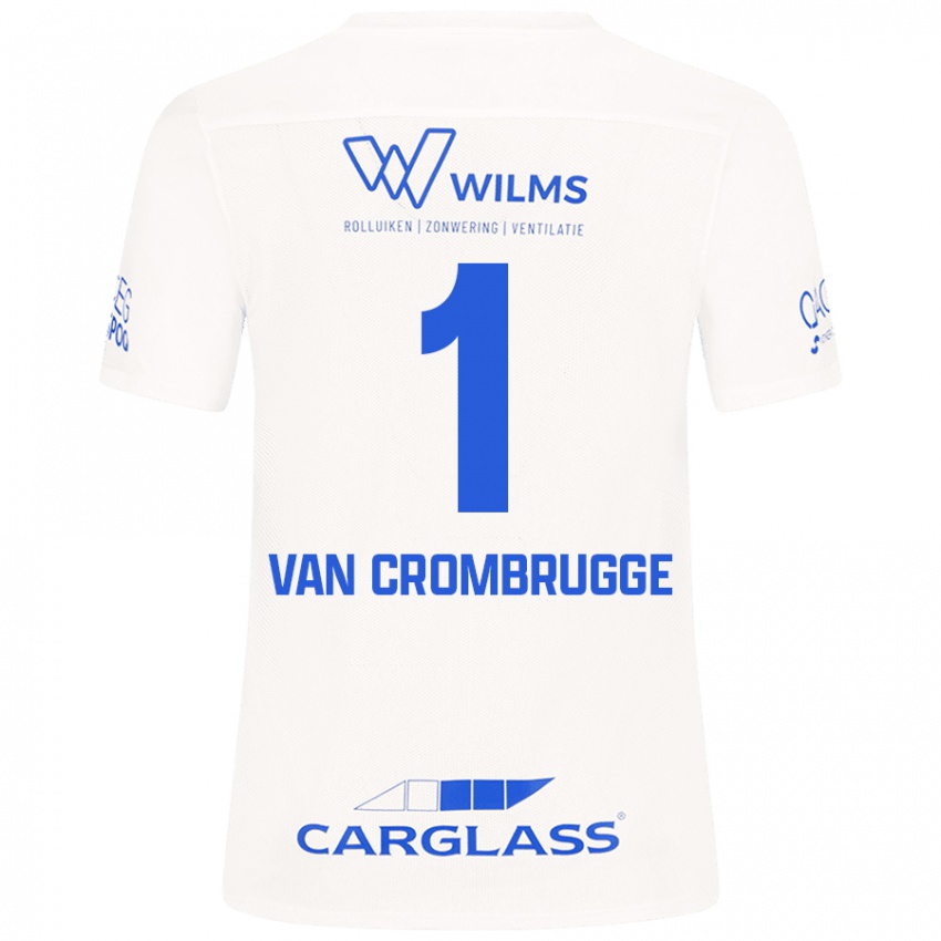 Criança Camisola Hendrik Van Crombrugge #1 Branco Alternativa 2024/25 Camisa