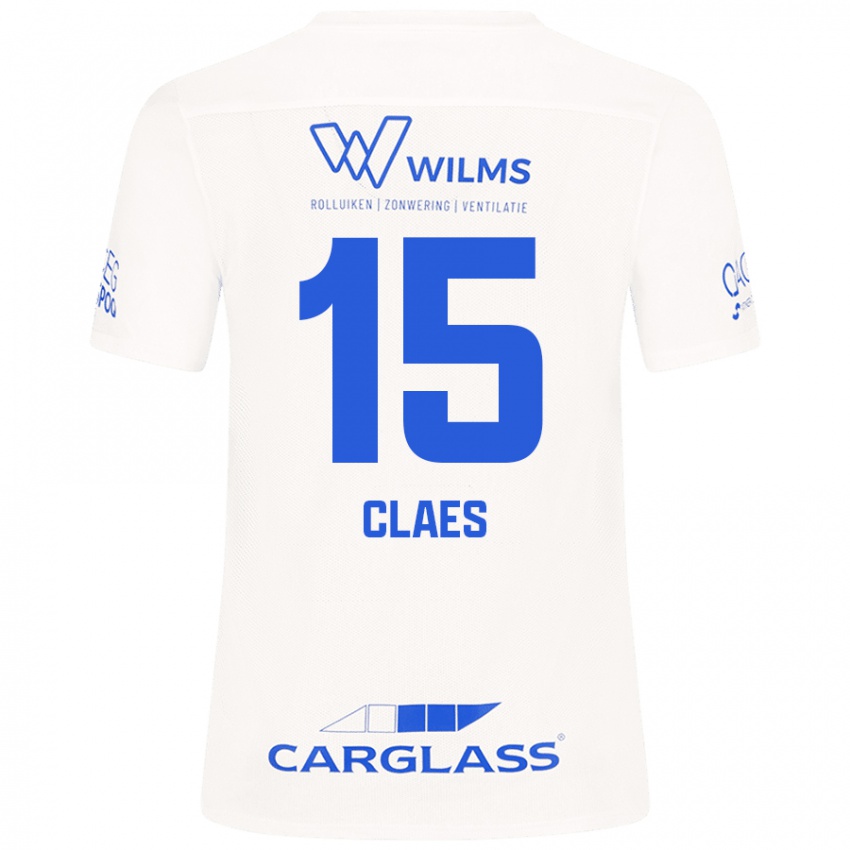 Criança Camisola Thomas Claes #15 Branco Alternativa 2024/25 Camisa