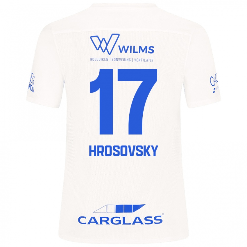 Criança Camisola Patrik Hrosovsky #17 Branco Alternativa 2024/25 Camisa