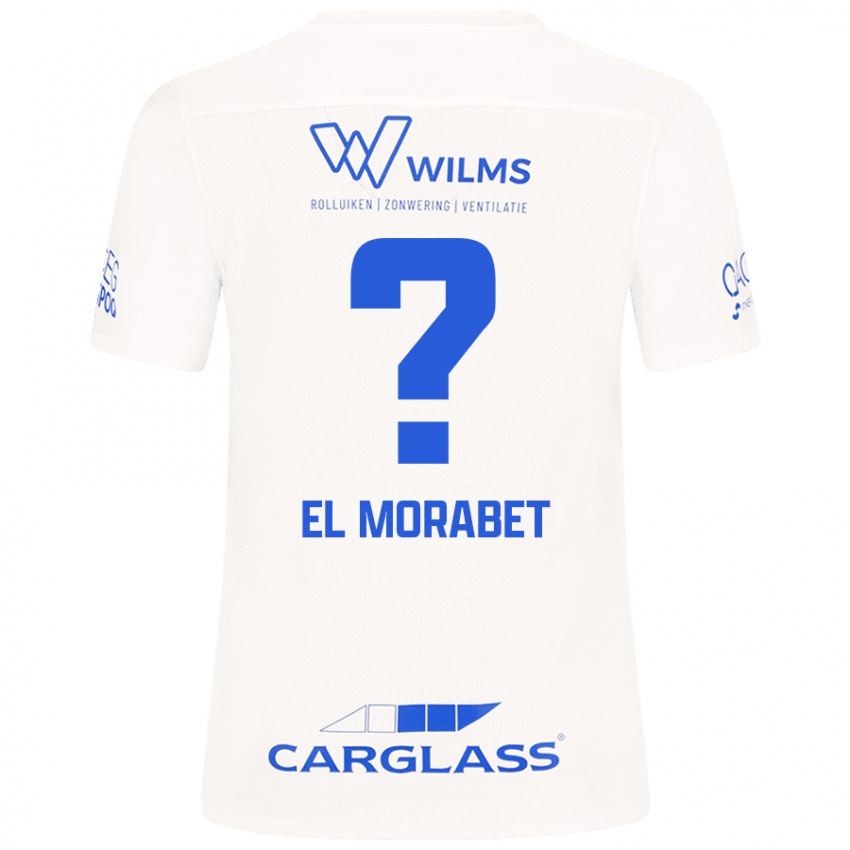 Criança Camisola Sami El Morabet #0 Branco Alternativa 2024/25 Camisa