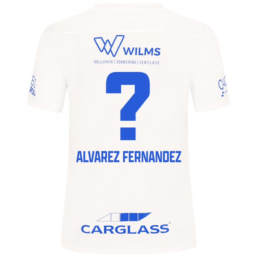 Criança Camisola Loïc Alvarez Fernandez #0 Branco Alternativa 2024/25 Camisa