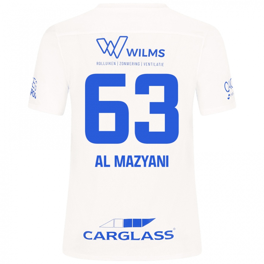 Criança Camisola Faissal Al Mazyani #63 Branco Alternativa 2024/25 Camisa