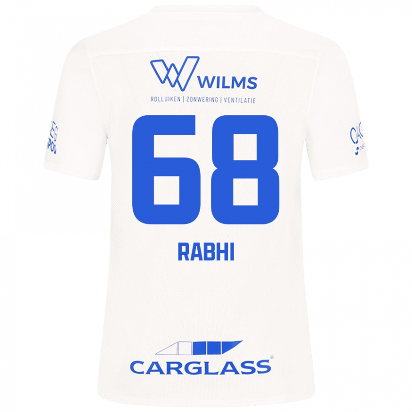 Criança Camisola Ayman Rabhi #68 Branco Alternativa 2024/25 Camisa