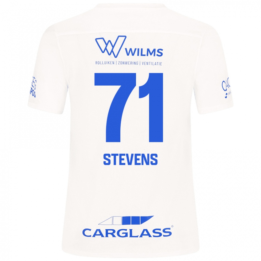 Criança Camisola Brent Stevens #71 Branco Alternativa 2024/25 Camisa