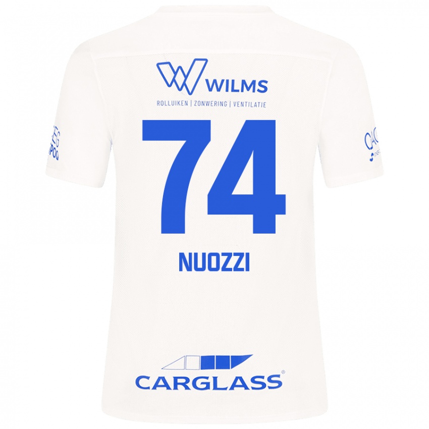 Criança Camisola Cédric Nuozzi #74 Branco Alternativa 2024/25 Camisa