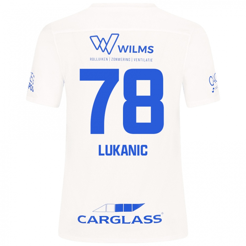 Criança Camisola Luka Lukanic #78 Branco Alternativa 2024/25 Camisa