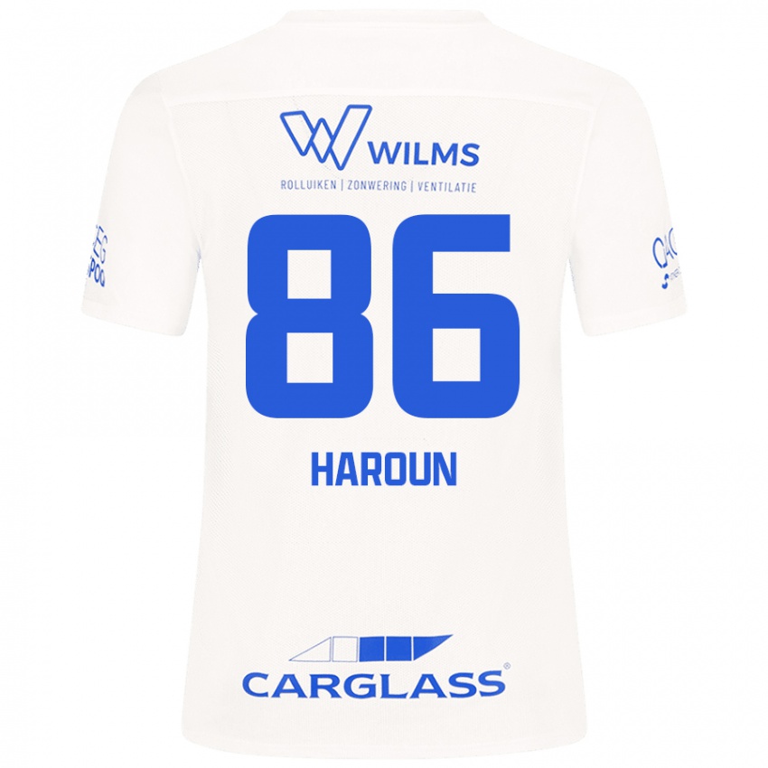 Criança Camisola Kenan Haroun #86 Branco Alternativa 2024/25 Camisa