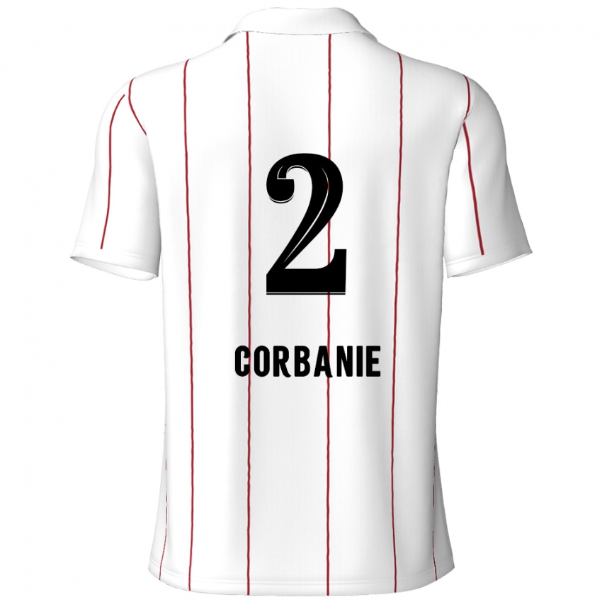 Criança Camisola Kobe Corbanie #2 Preto Branco Alternativa 2024/25 Camisa