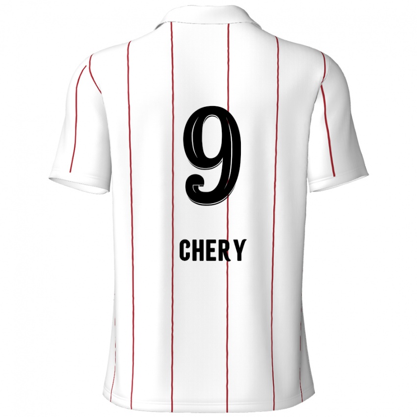 Criança Camisola Tjaronn Chery #9 Preto Branco Alternativa 2024/25 Camisa