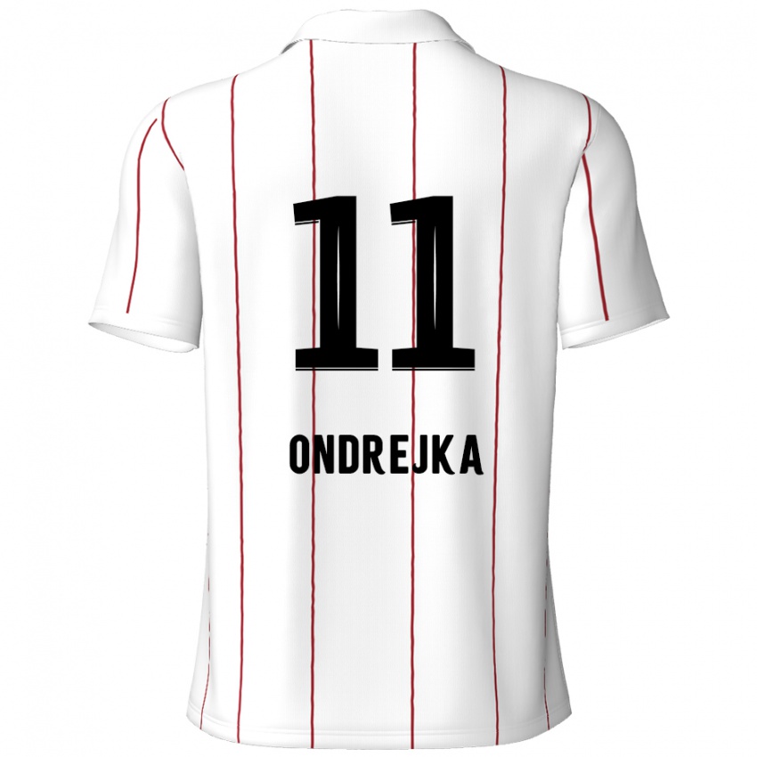 Criança Camisola Jacob Ondrejka #11 Preto Branco Alternativa 2024/25 Camisa