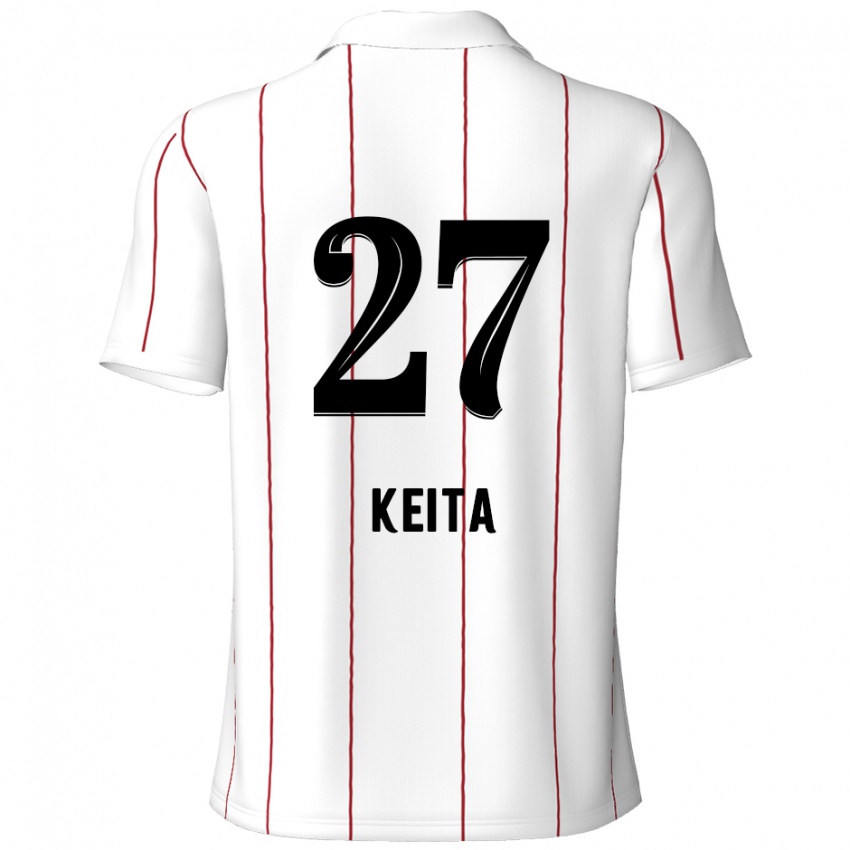 Criança Camisola Mandela Keita #27 Preto Branco Alternativa 2024/25 Camisa