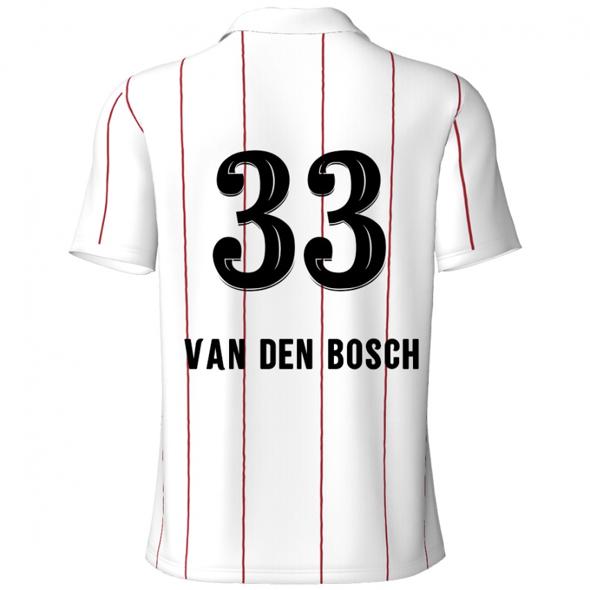 Criança Camisola Zeno Van Den Bosch #33 Preto Branco Alternativa 2024/25 Camisa