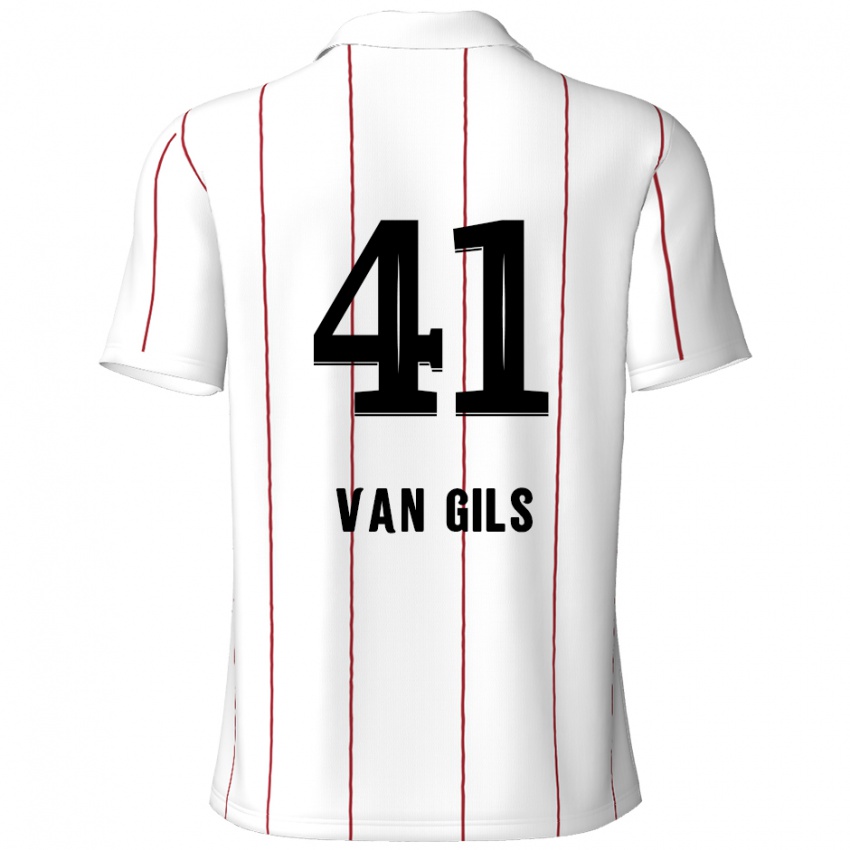 Criança Camisola Mathis Van Gils #41 Preto Branco Alternativa 2024/25 Camisa