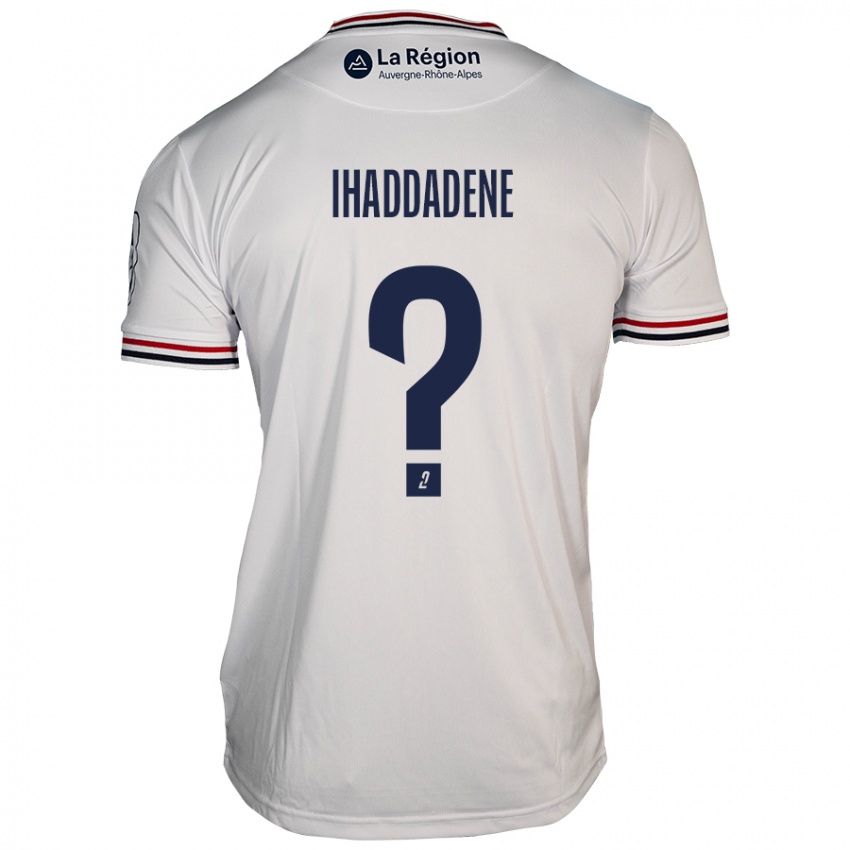 Criança Camisola Ilan Ihaddadene #0 Branco Alternativa 2024/25 Camisa