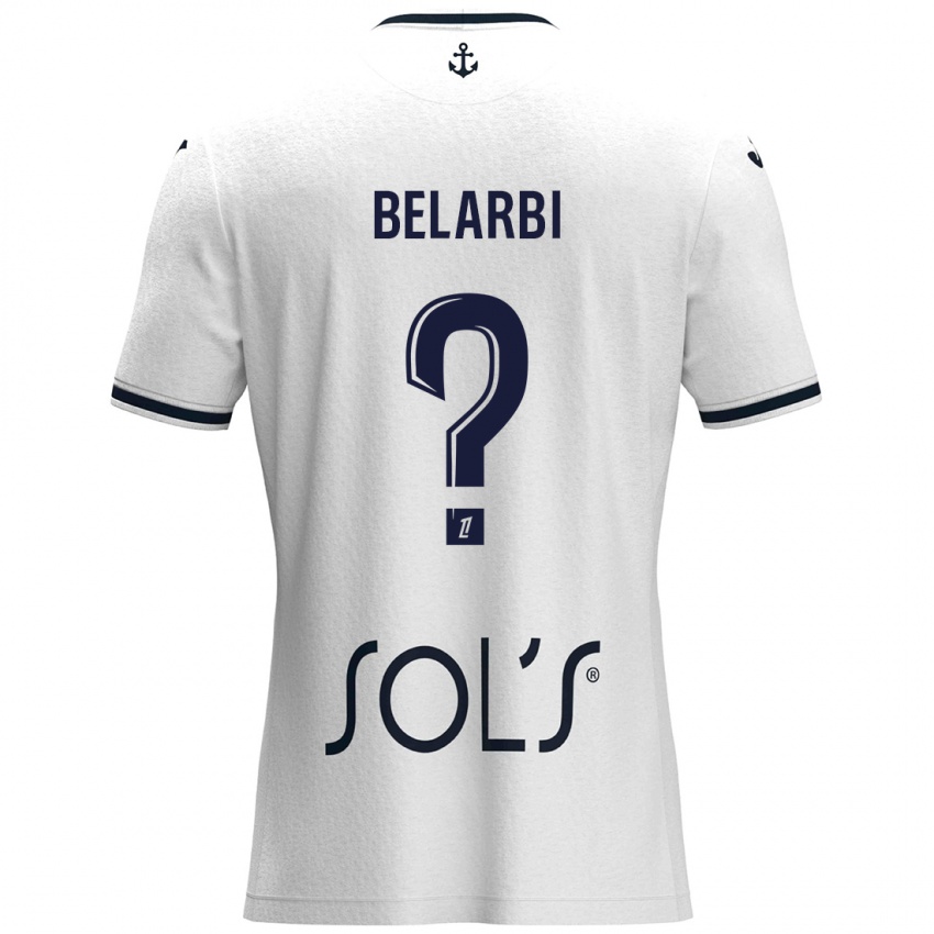 Criança Camisola Sohaib Belarbi #0 Azul Escuro Branco Alternativa 2024/25 Camisa