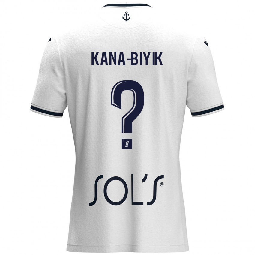 Criança Camisola Enzo Kana-Biyik #0 Azul Escuro Branco Alternativa 2024/25 Camisa