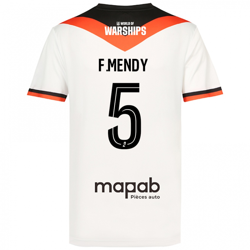 Criança Camisola Formose Mendy #5 Branco Alternativa 2024/25 Camisa