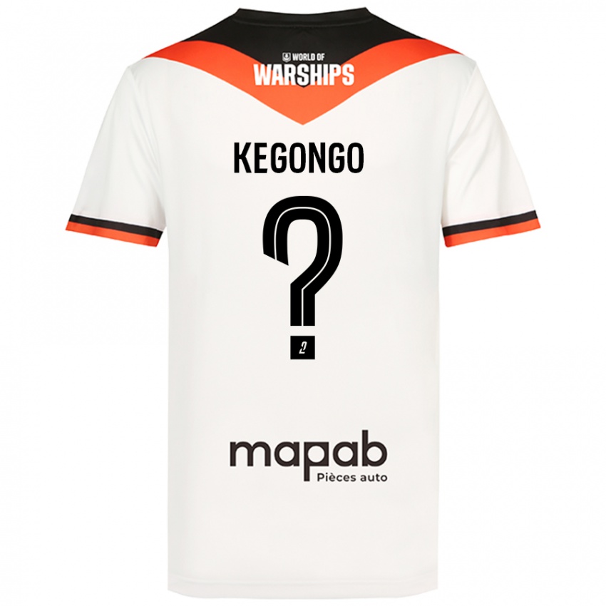 Criança Camisola Clarence Kegongo #0 Branco Alternativa 2024/25 Camisa