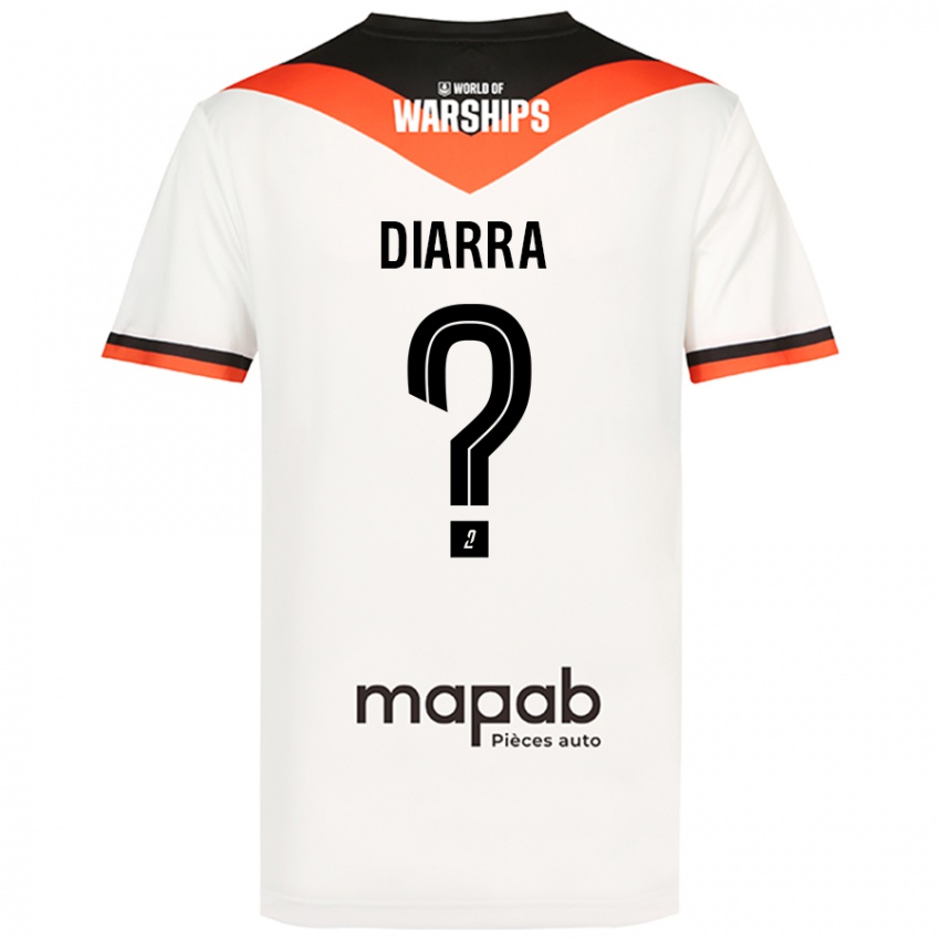 Criança Camisola Boubakar Diarra #0 Branco Alternativa 2024/25 Camisa