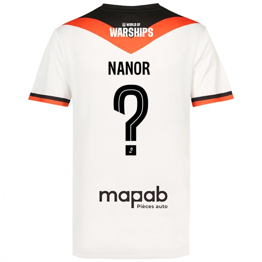 Criança Camisola Enzo Nanor #0 Branco Alternativa 2024/25 Camisa