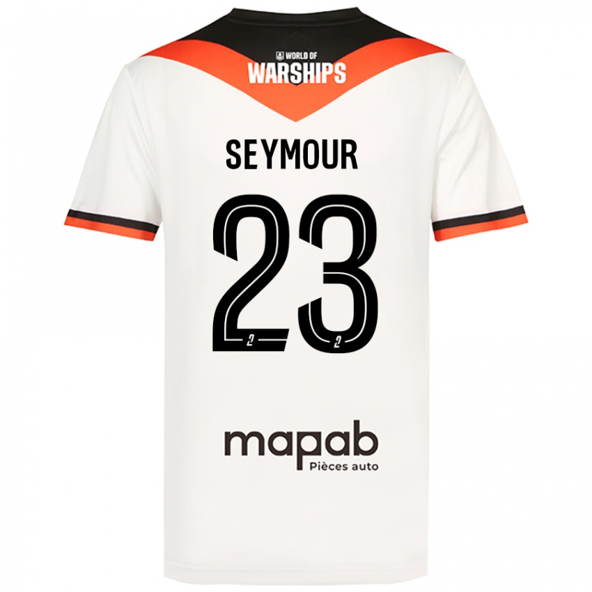 Criança Camisola Brice Seymour #23 Branco Alternativa 2024/25 Camisa