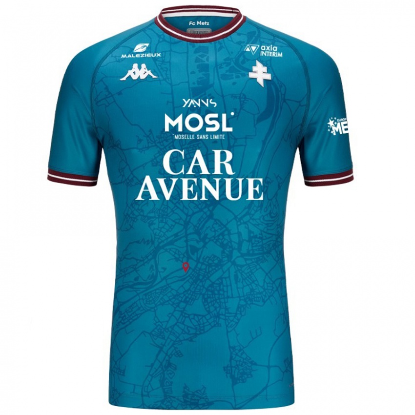 Criança Camisola Believe Munongo #0 Petrolo Bleu Alternativa 2024/25 Camisa