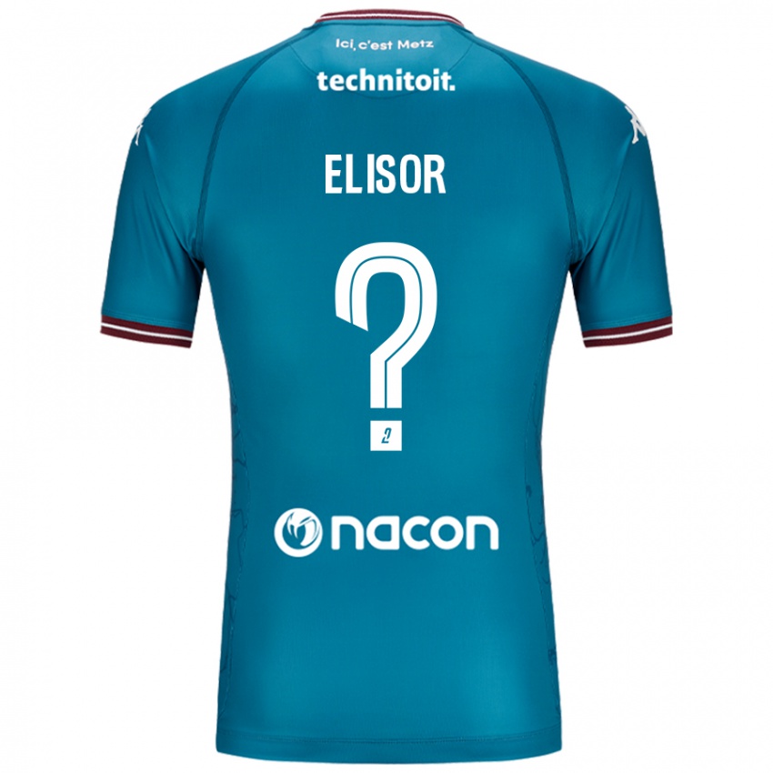 Criança Camisola Simon Elisor #0 Petrolo Bleu Alternativa 2024/25 Camisa