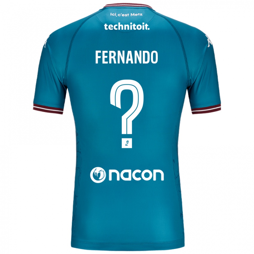 Criança Camisola Josué Fernando #0 Petrolo Bleu Alternativa 2024/25 Camisa