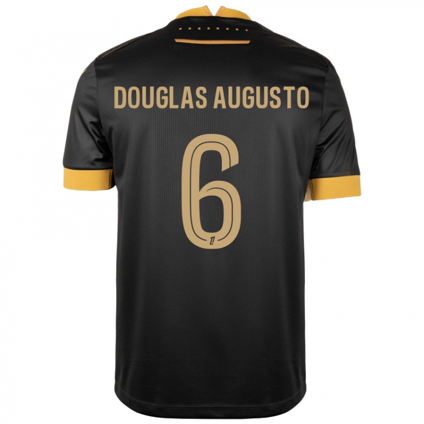 Criança Camisola Douglas Augusto #6 Castanho Preto Alternativa 2024/25 Camisa