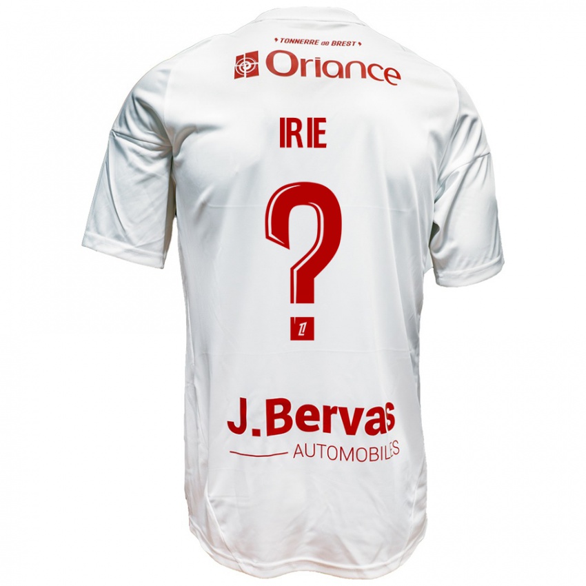 Criança Camisola Paris Irie #0 Vermelho Branco Alternativa 2024/25 Camisa