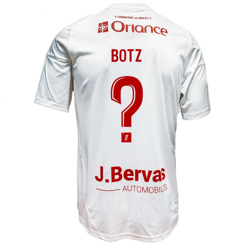 Criança Camisola Léo Botz #0 Vermelho Branco Alternativa 2024/25 Camisa