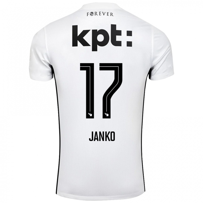 Criança Camisola Saidy Janko #17 Preto Branco Alternativa 2024/25 Camisa