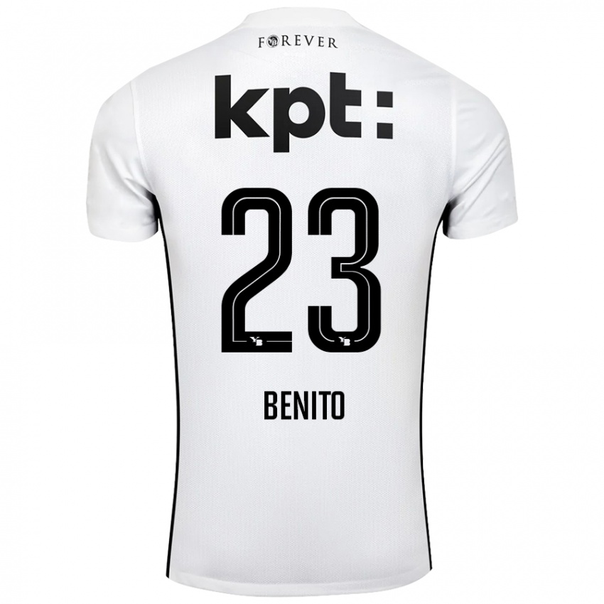 Criança Camisola Loris Benito #23 Preto Branco Alternativa 2024/25 Camisa