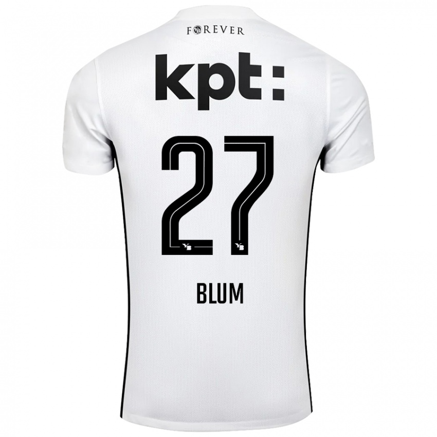 Criança Camisola Lewin Blum #27 Preto Branco Alternativa 2024/25 Camisa