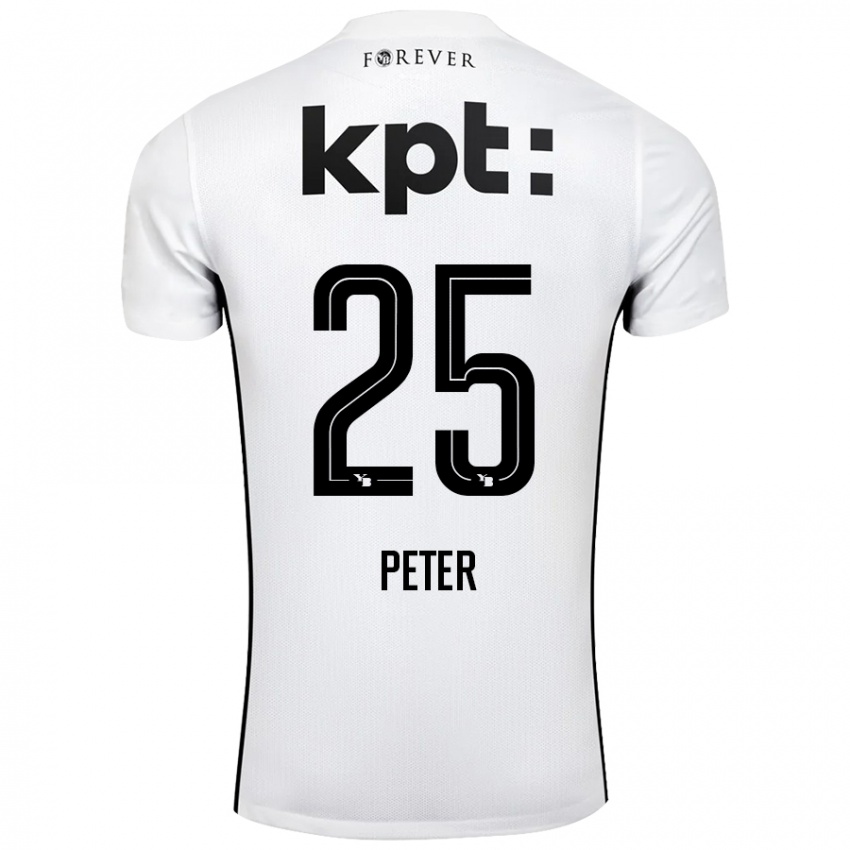 Criança Camisola Luc Peter #25 Preto Branco Alternativa 2024/25 Camisa