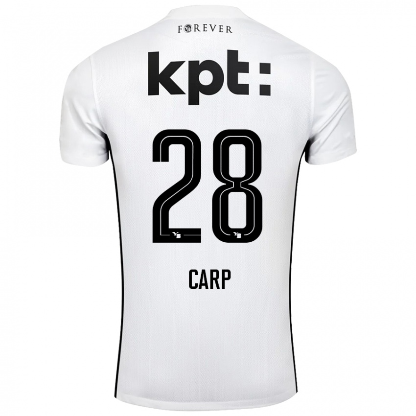 Criança Camisola Cristina Carp #28 Preto Branco Alternativa 2024/25 Camisa