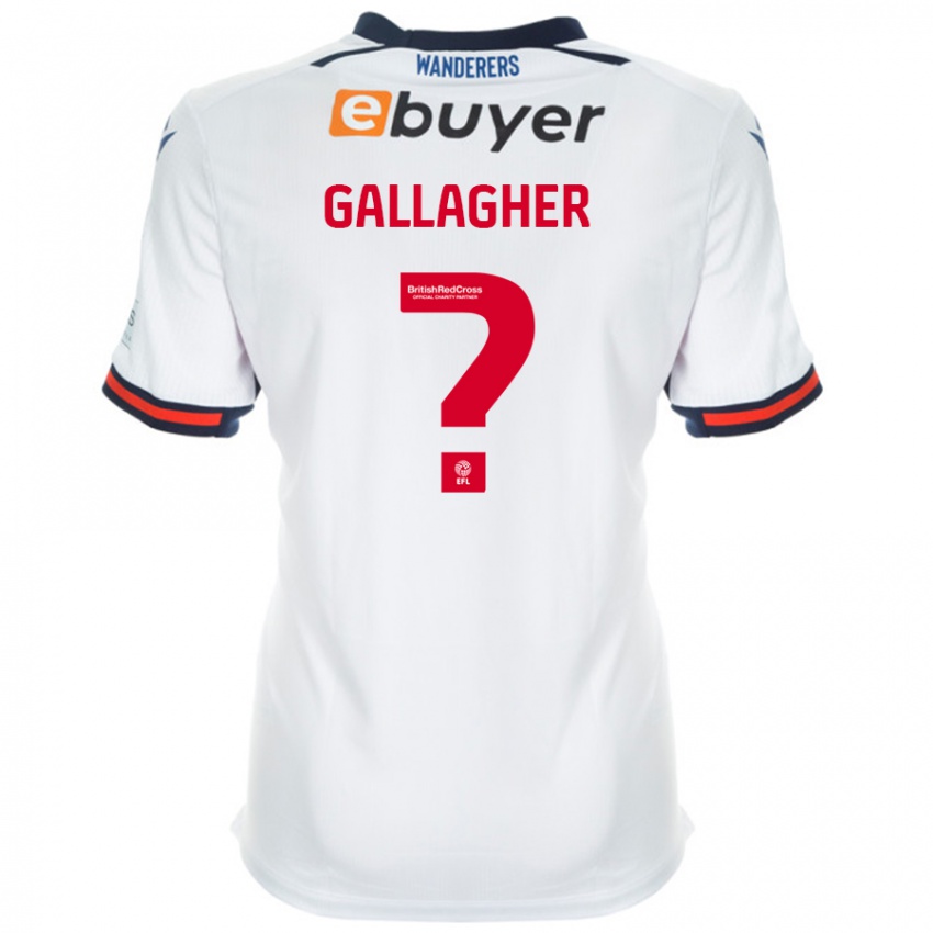 Homem Camisola Tamzin Gallagher #0 Branco Principal 2024/25 Camisa