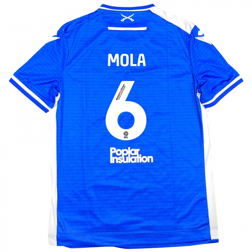 Homem Camisola Clinton Mola #6 Branco Azul Principal 2024/25 Camisa